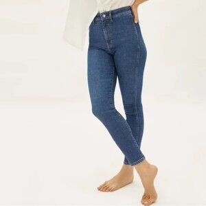 Everlane The Way High Skinny Jeans in Mid-Blue - Size 26"
